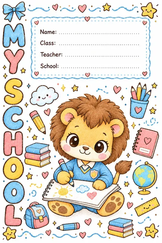 Cute Kawaii School Worksheets