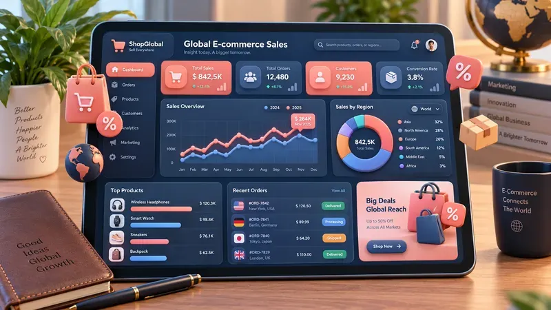 3D Claymorphism Dashboard UI Mockups