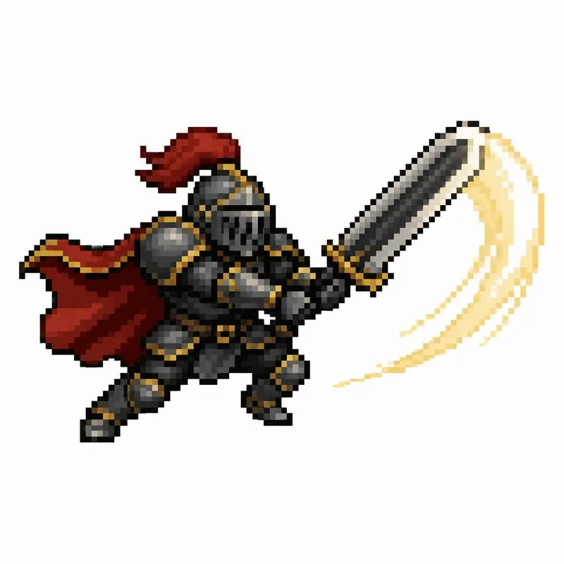 8bit RPG Attack State Generator