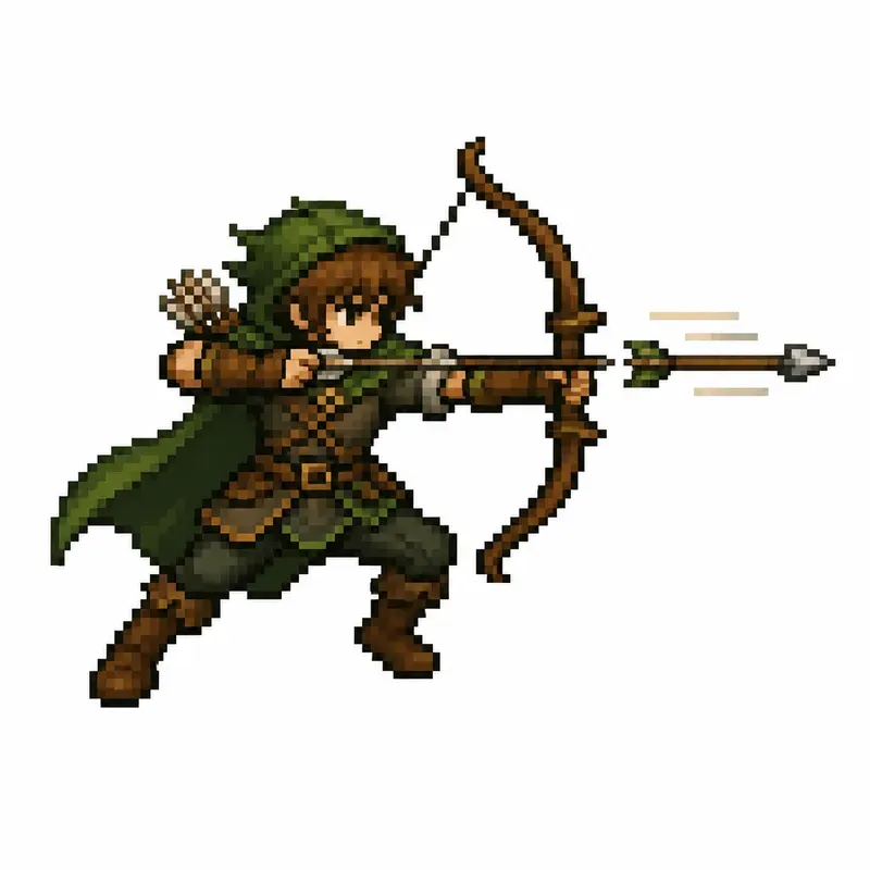 8bit RPG Attack State Generator
