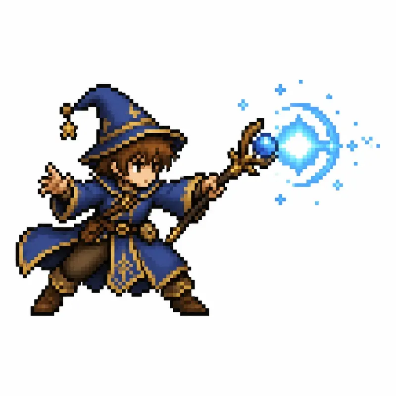8bit RPG Attack State Generator