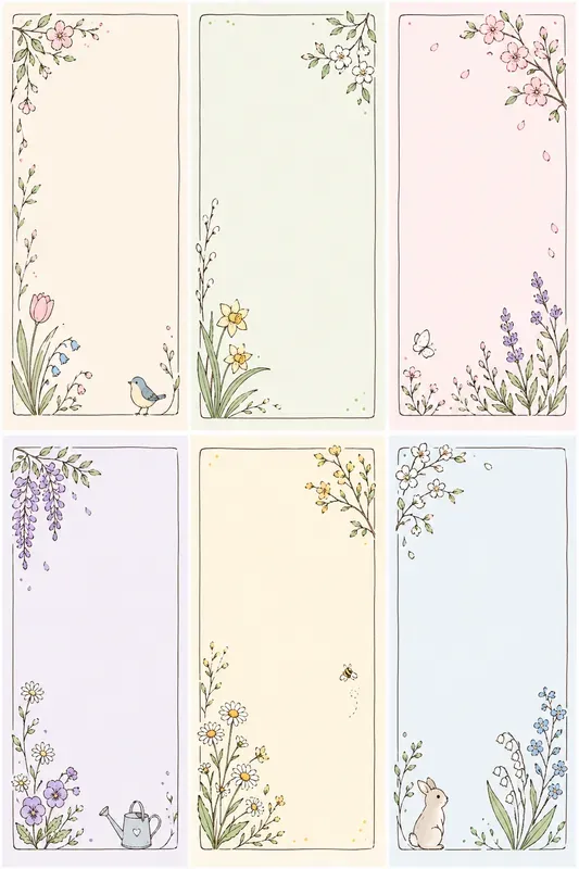 Minimalist Botanical Cards