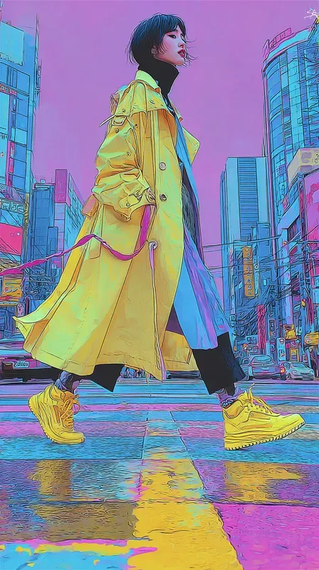 Vibrant Cinematic Street Style Photography