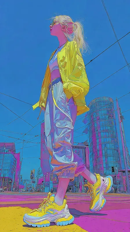 Vibrant Cinematic Street Style Photography
