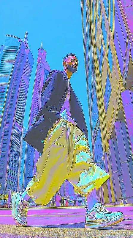 Vibrant Cinematic Street Style Photography