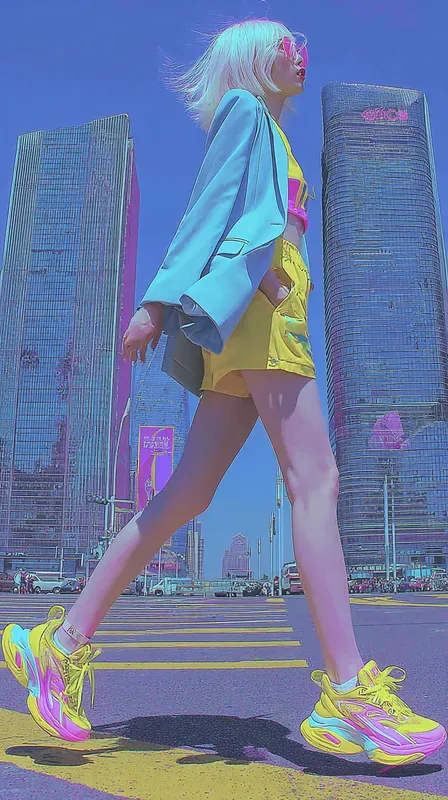 Vibrant Cinematic Street Style Photography