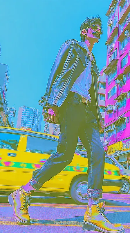 Vibrant Cinematic Street Style Photography