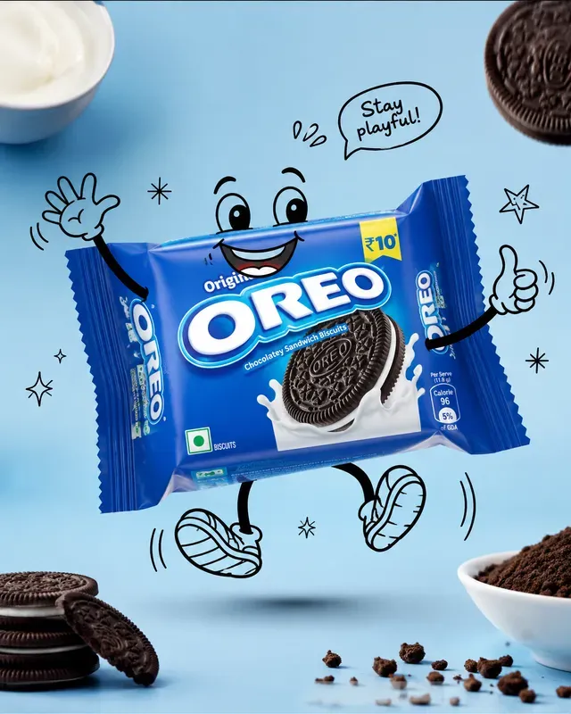 Playful Doodle Product Advertisements