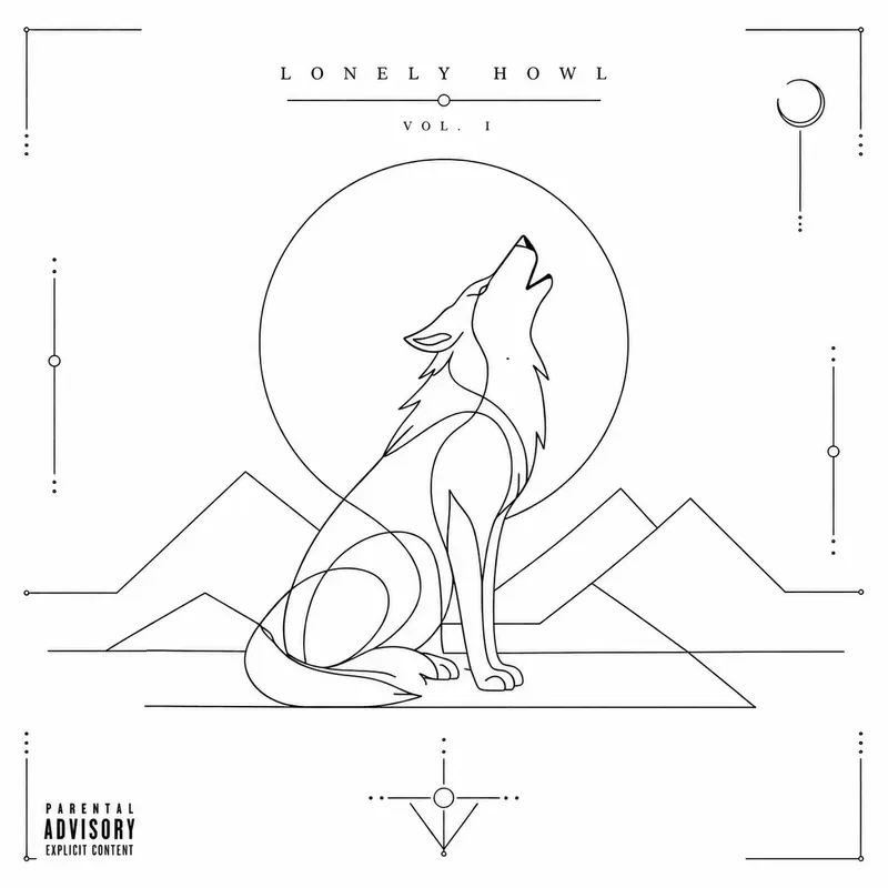 Geometric Line Art For Albums