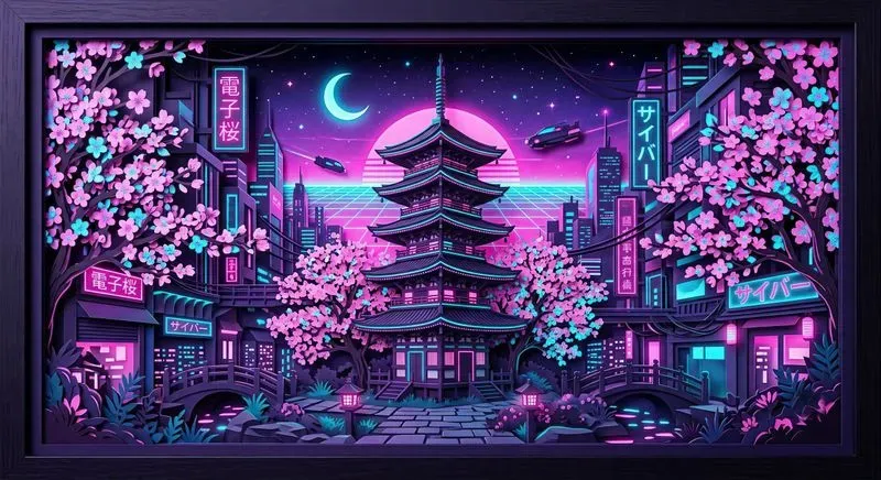3D Papercut Craft Art Generator