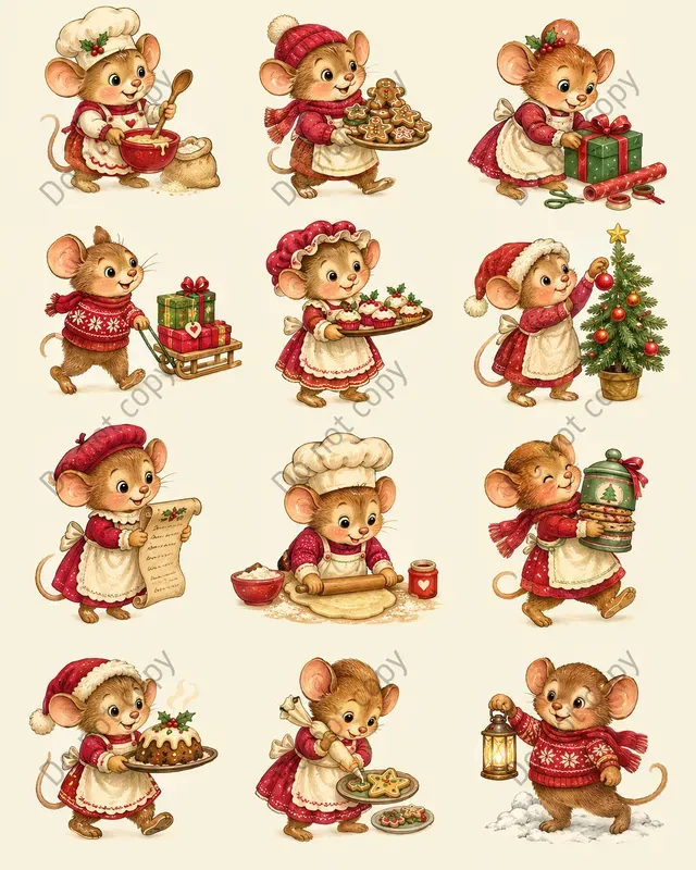 Cute Christmas Character Packs