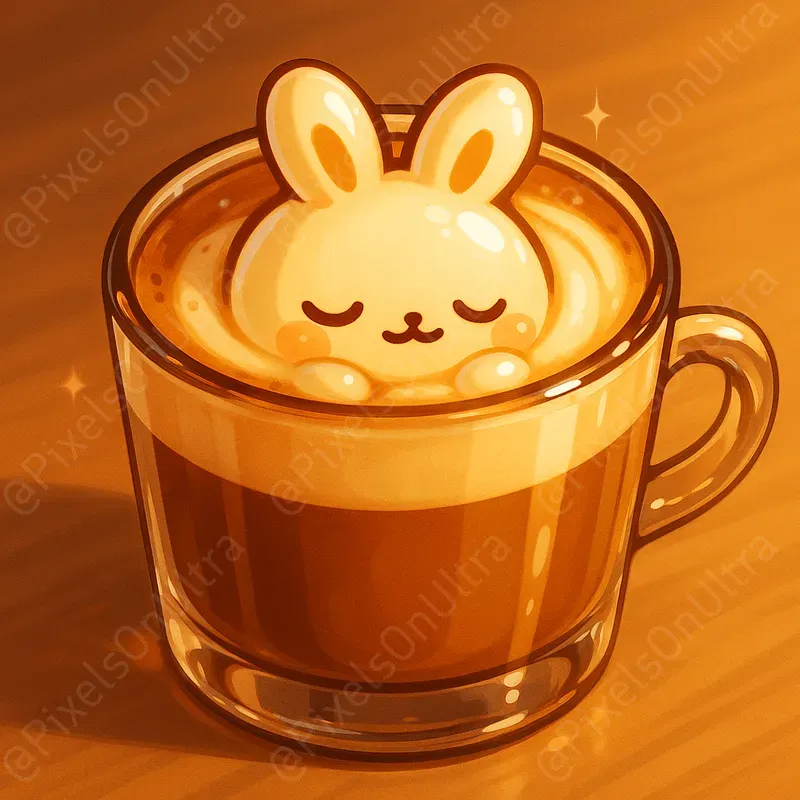 Kawaii Coffee Cup Foam Art