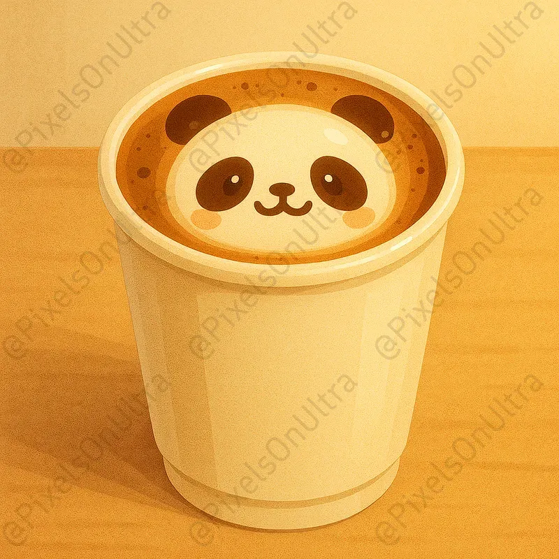 Kawaii Coffee Cup Foam Art