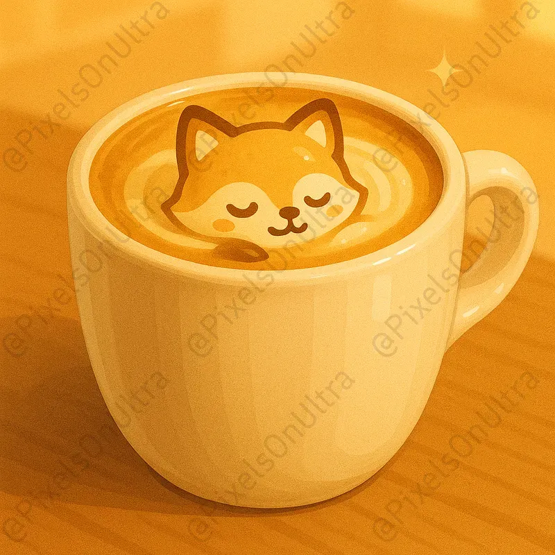 Kawaii Coffee Cup Foam Art