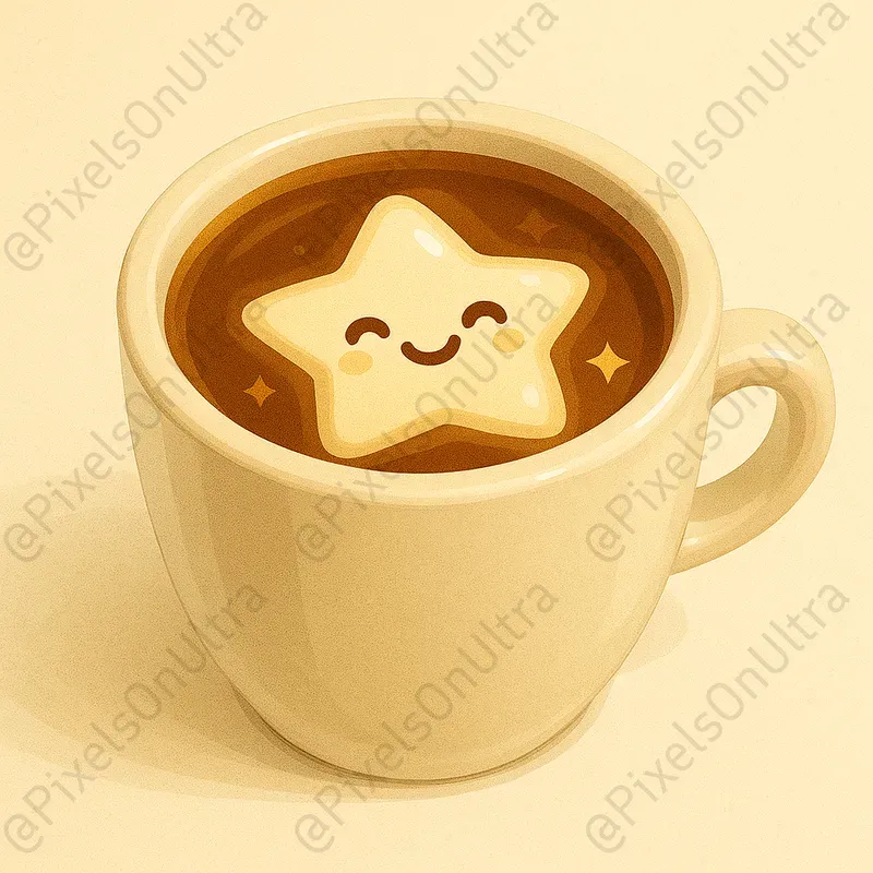 Kawaii Coffee Cup Foam Art