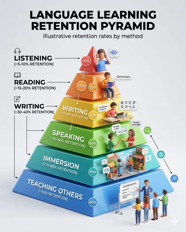 Learning Pyramid Retention Rates