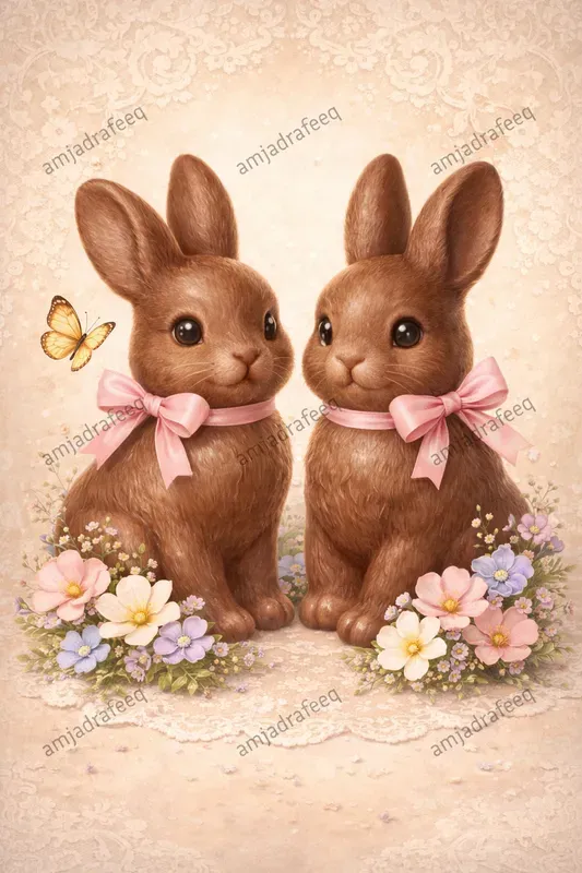 Vintage Spring Easter Illustration Packs