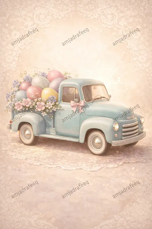 Vintage Spring Easter Illustration Packs
