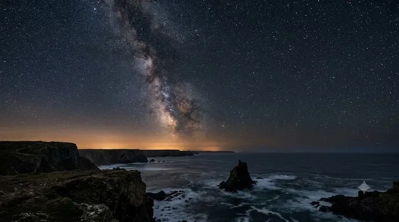 Realistic Night Sky Landscape Photos