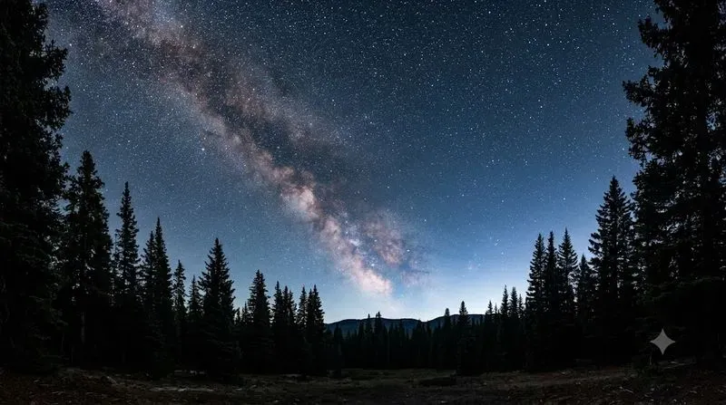 Realistic Night Sky Landscape Photos