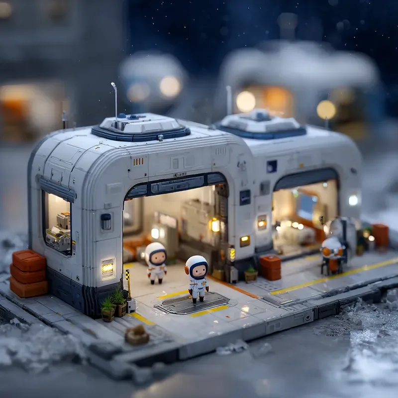 Cute Isometric Diorama Scenes