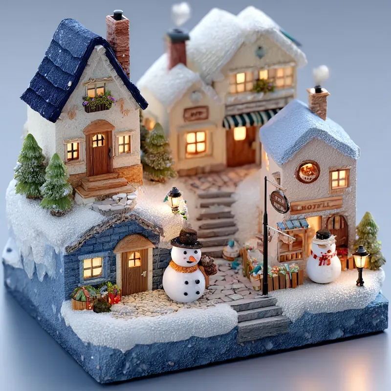 Cute Isometric Diorama Scenes