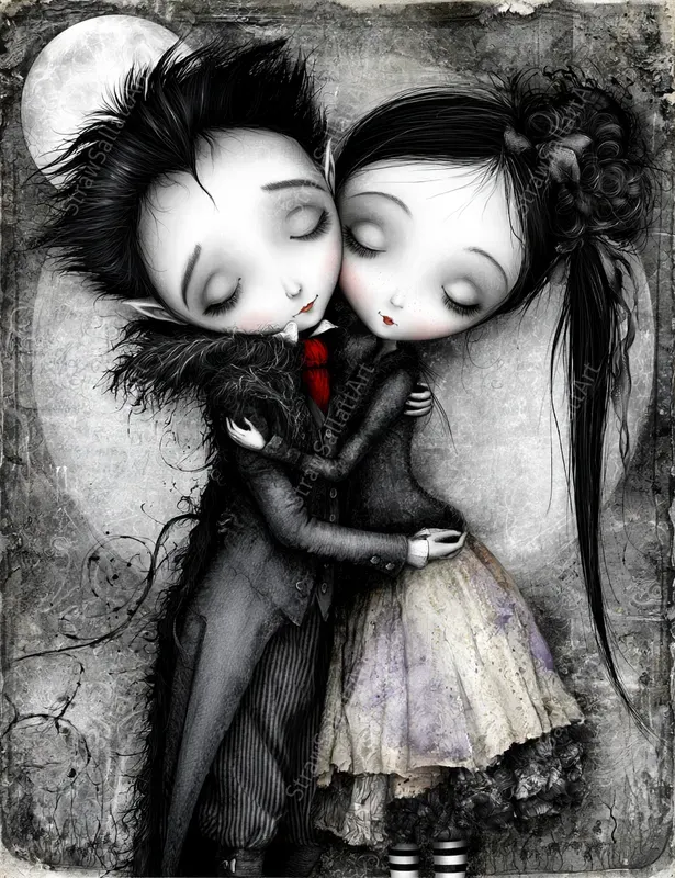 Dark Romantic Halloween Junk Journals