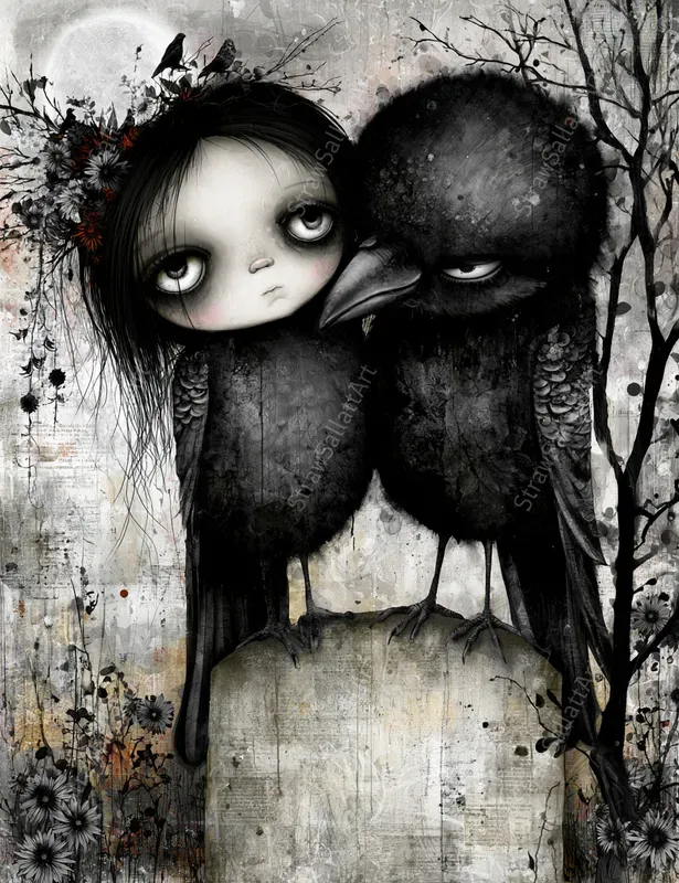 Dark Romantic Halloween Junk Journals