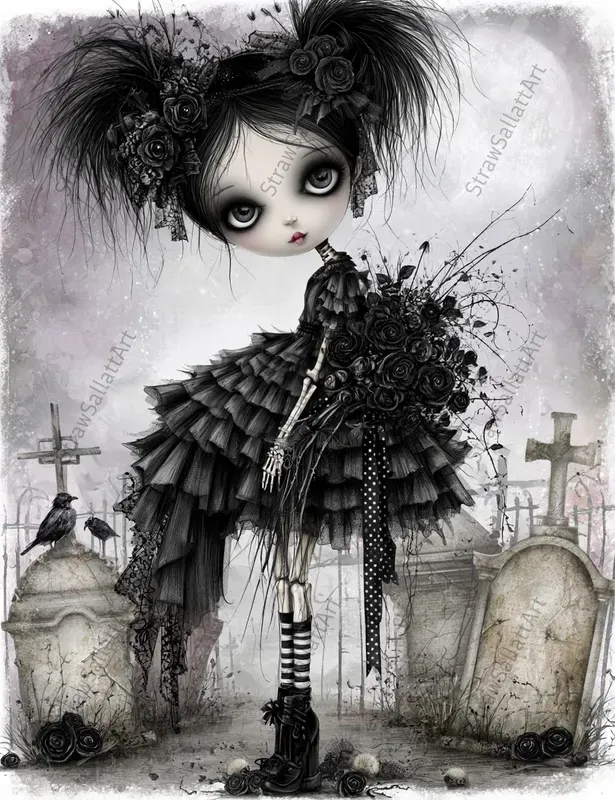 Dark Romantic Halloween Junk Journals