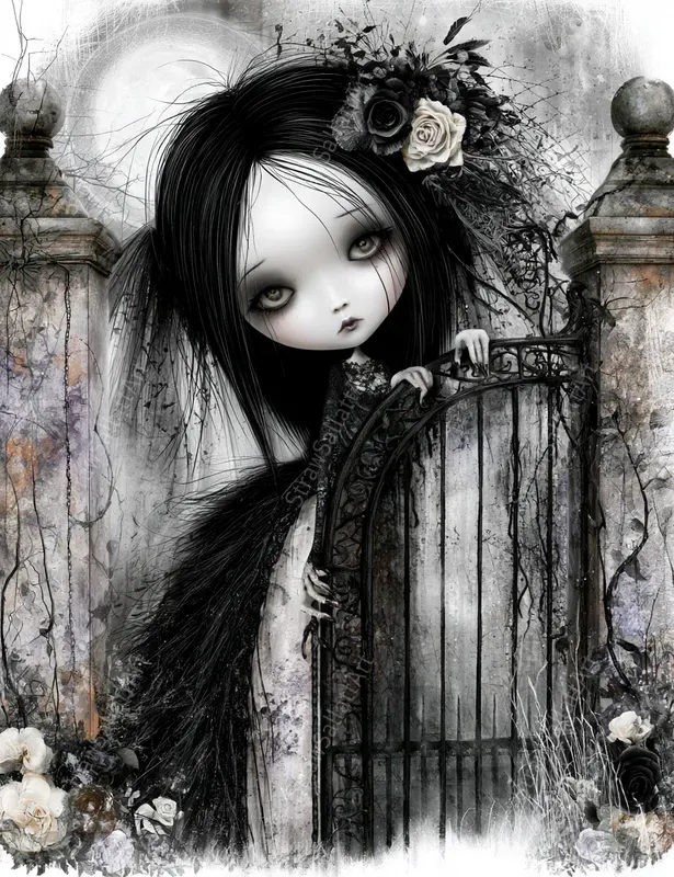 Dark Romantic Halloween Junk Journals