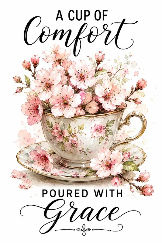 Rustic Watercolor Kitchen Typographies