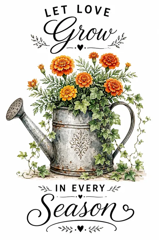 Rustic Watercolor Kitchen Typographies
