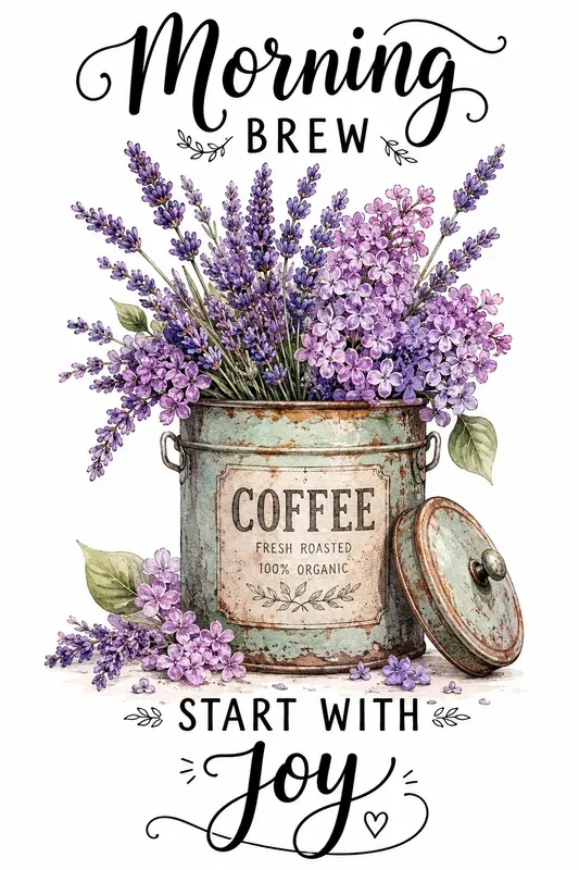 Rustic Watercolor Kitchen Typographies