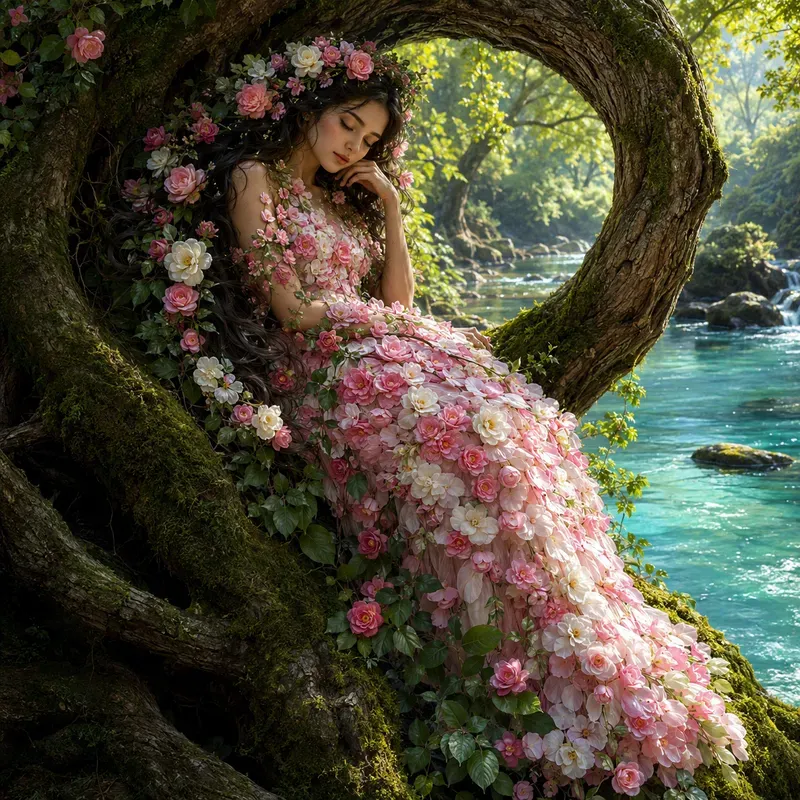 Blooming Tree Spirit Art