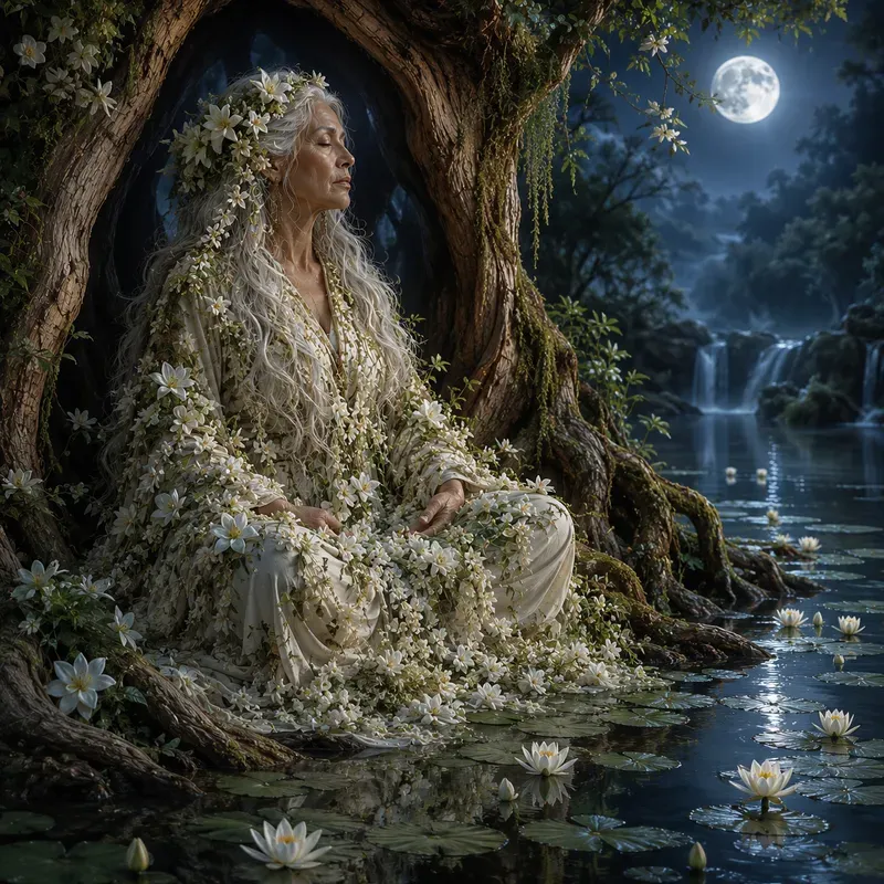 Blooming Tree Spirit Art