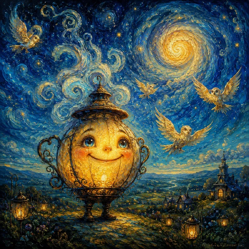 Dreamy Swirl Fantasy Creatures
