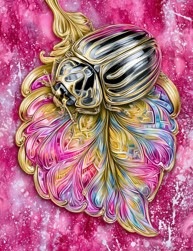 Ornate Multicolored Illustrations