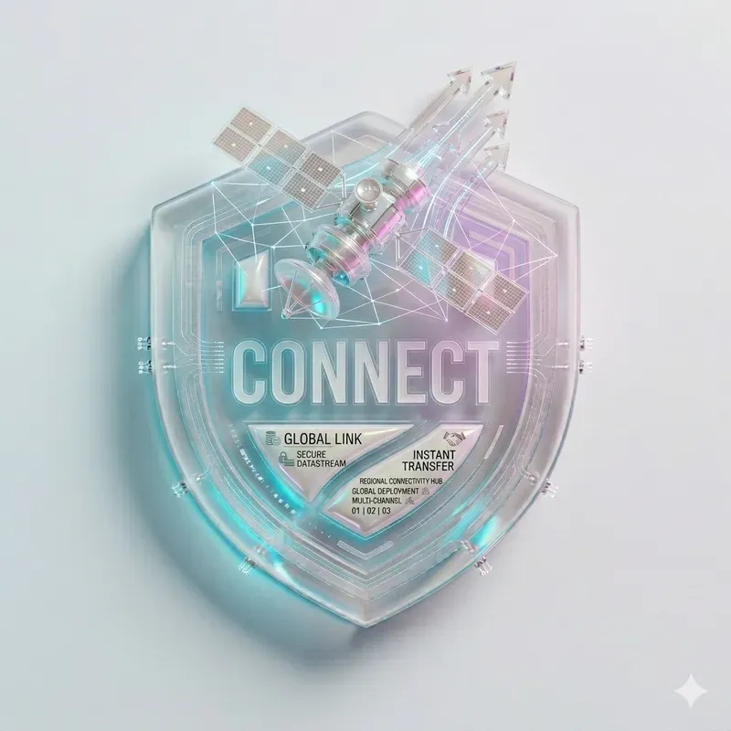 3D Glassmorphic Typographic UI Assets