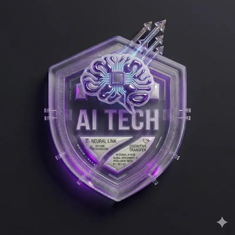 3D Glassmorphic Typographic UI Assets