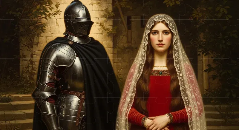 Medieval Scene Oil Paintings