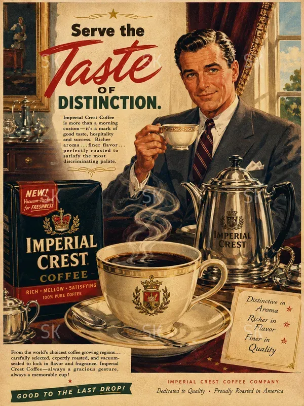 Cinematic 1950s Vintage Advertisements