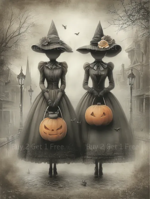 Gothic Halloween Tea Party Junk Journals