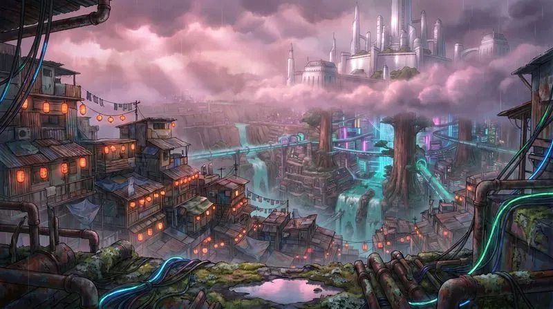 Epic 25d Anime Masterpiece Landscapes