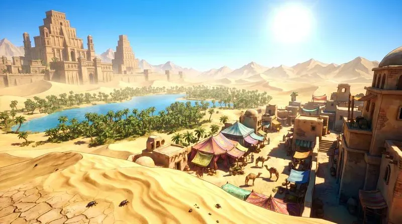 Epic 25d Anime Masterpiece Landscapes