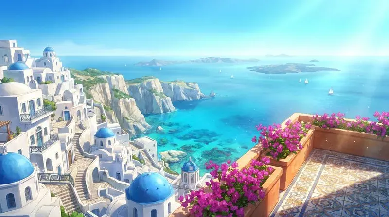 Epic 25d Anime Masterpiece Landscapes
