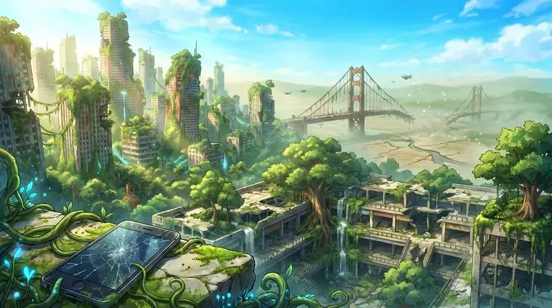 Epic 25d Anime Masterpiece Landscapes