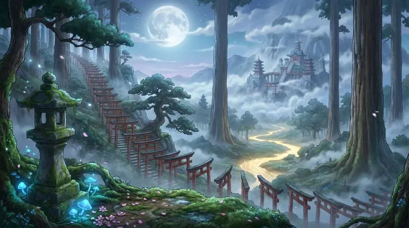 Epic 25d Anime Masterpiece Landscapes