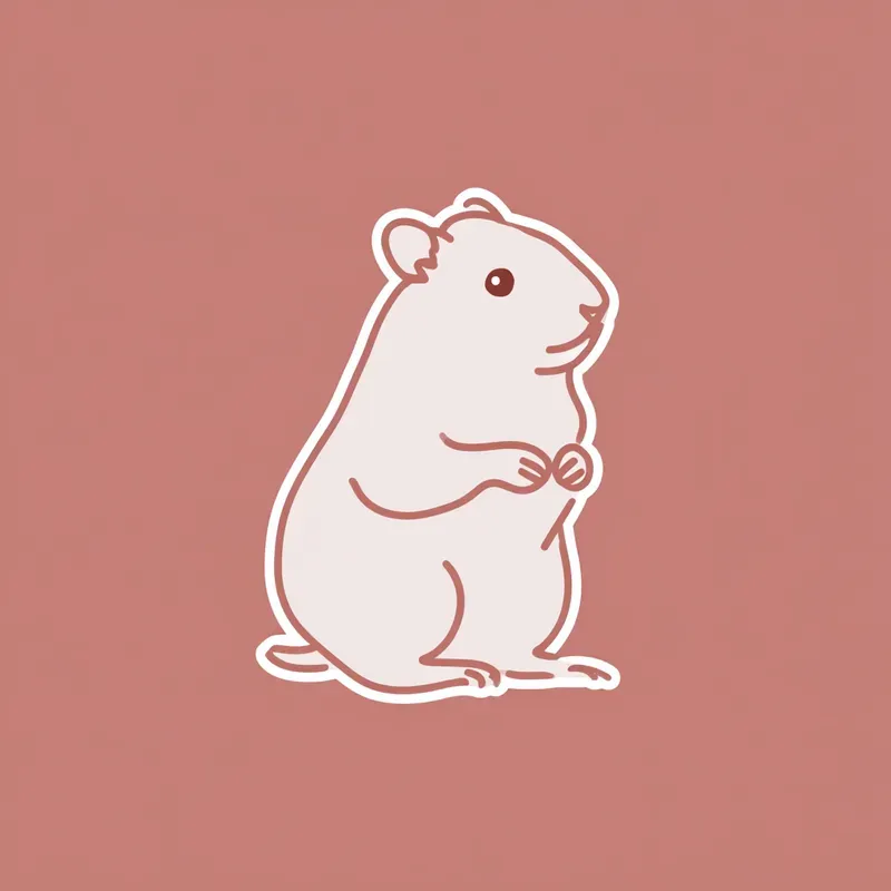 Cute Minimalist Animal Line Art