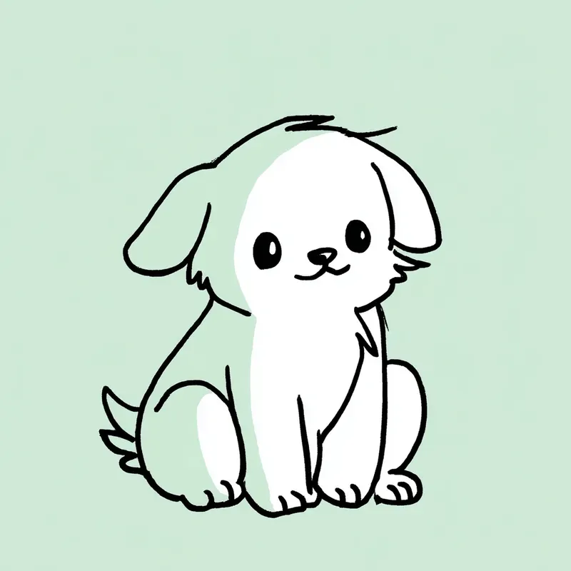 Cute Minimalist Animal Line Art
