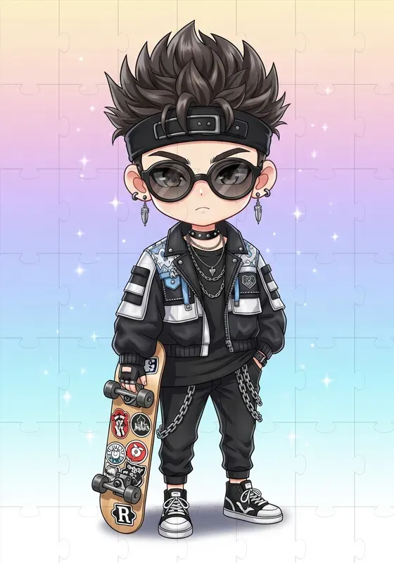 Pastel Fashion Chibi Characters